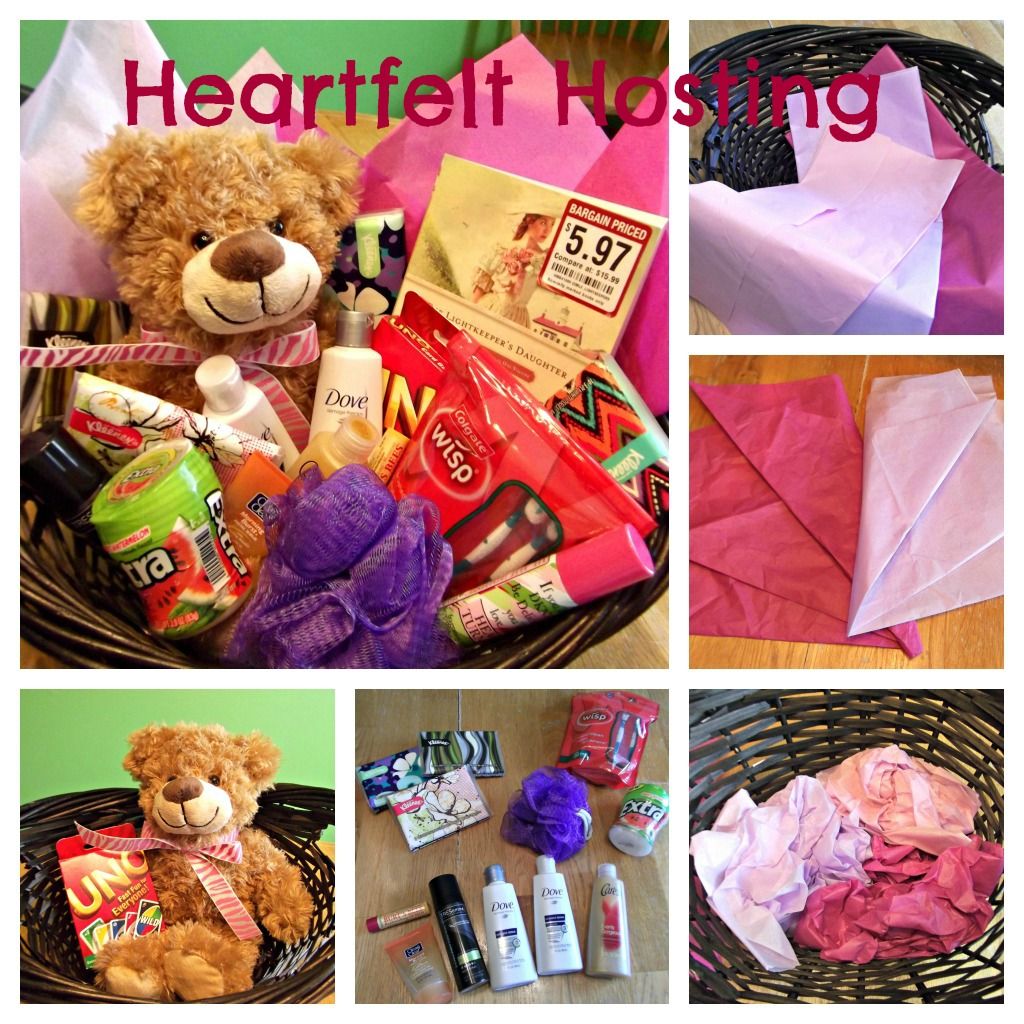 Hospital Gift Basket - Ideas for making a gift basket for a friend or