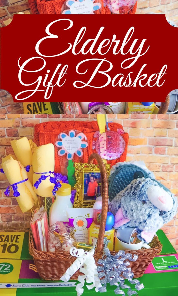 ELDERLY GIFT BASKET ~ #MyCareGivingStory #cBias #ad | Elderly gift