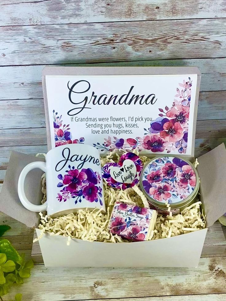 Gift Basket for Grandma - Birthday Gift Basket for Grandma - Grandma