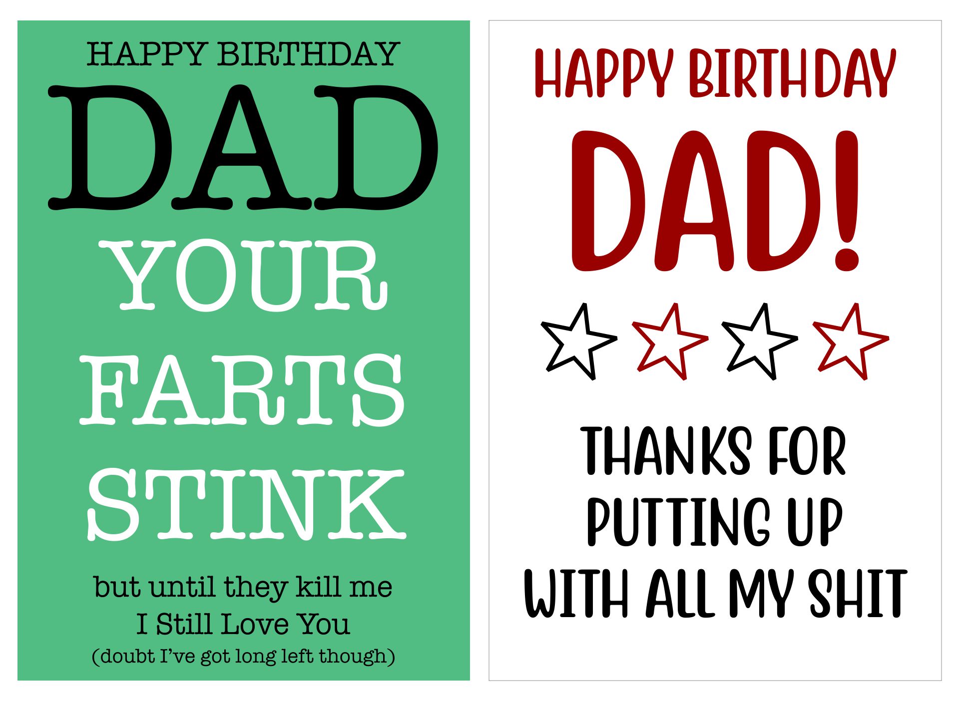 10 Best Printable Birthday Cards For Dad - printablee.com