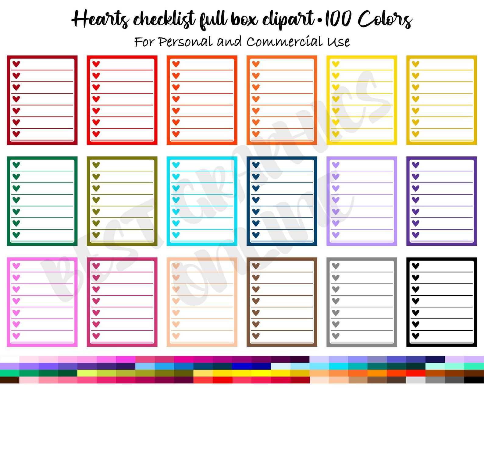 To-Do List Printable Checklist Planner Stickers