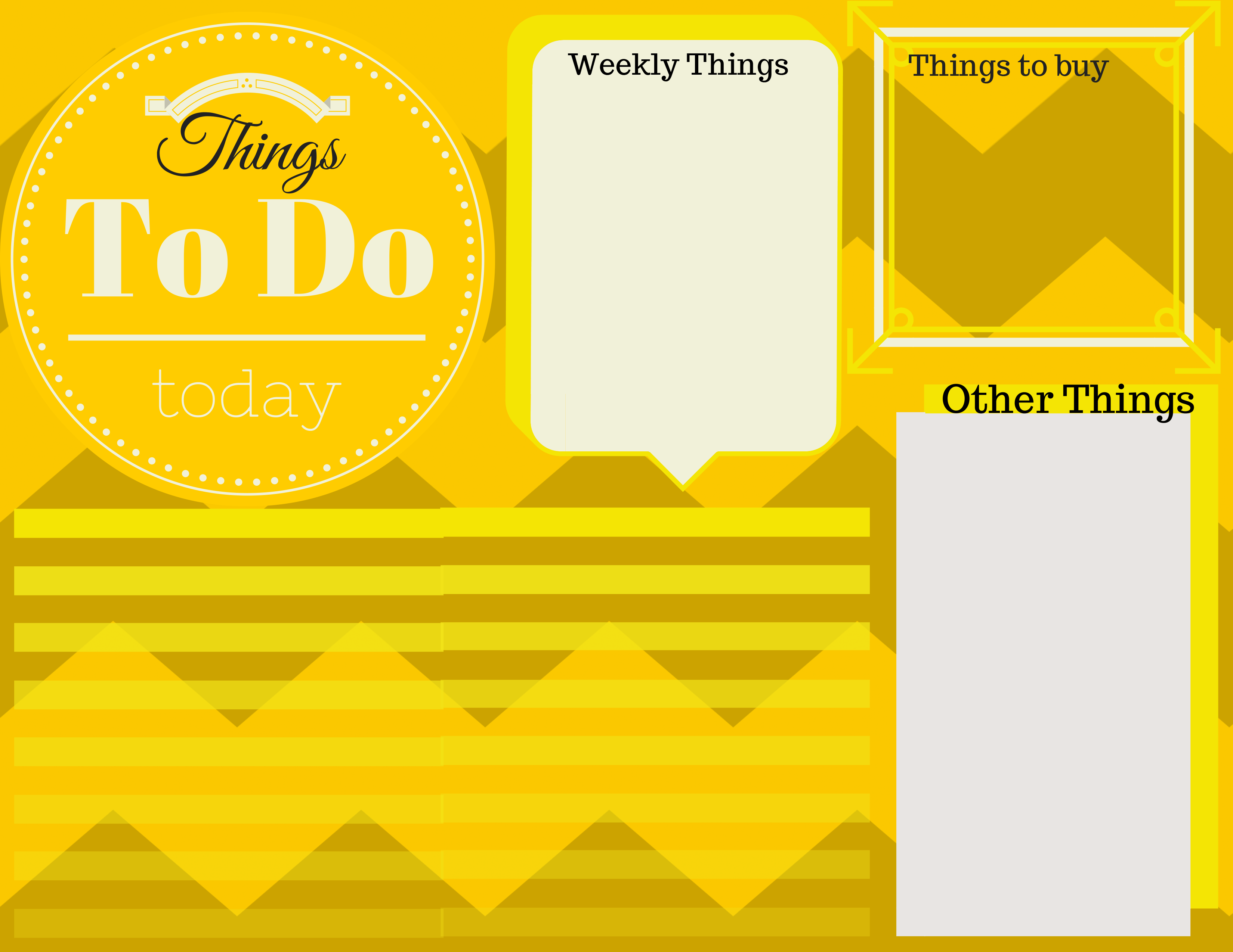 Printable To Do List In 3 Colors - Farmer's Wife Rambles