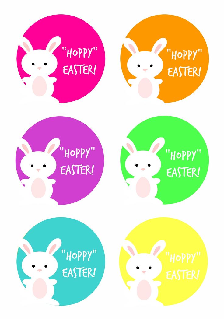 Free HOPPY Easter Gift Tag Printable For Spring | Easter gift tag
