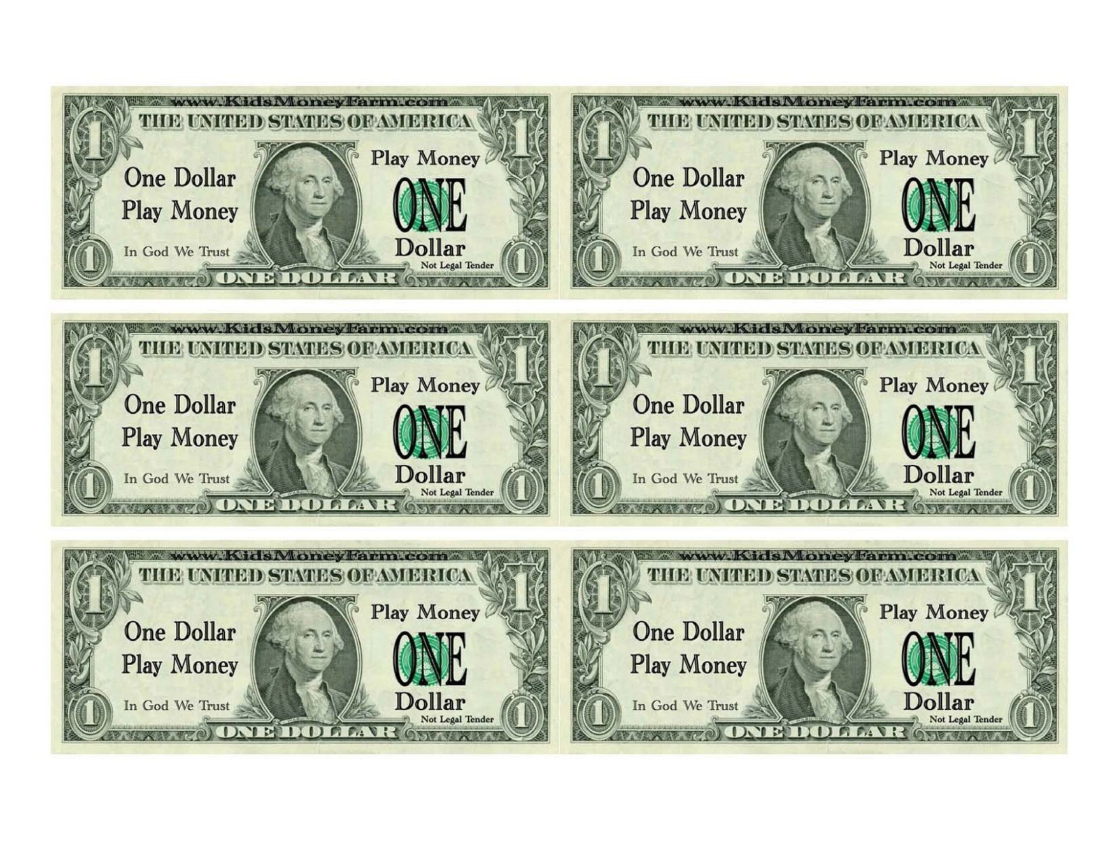 Image of Free Printable Canadian Play Money For Kids