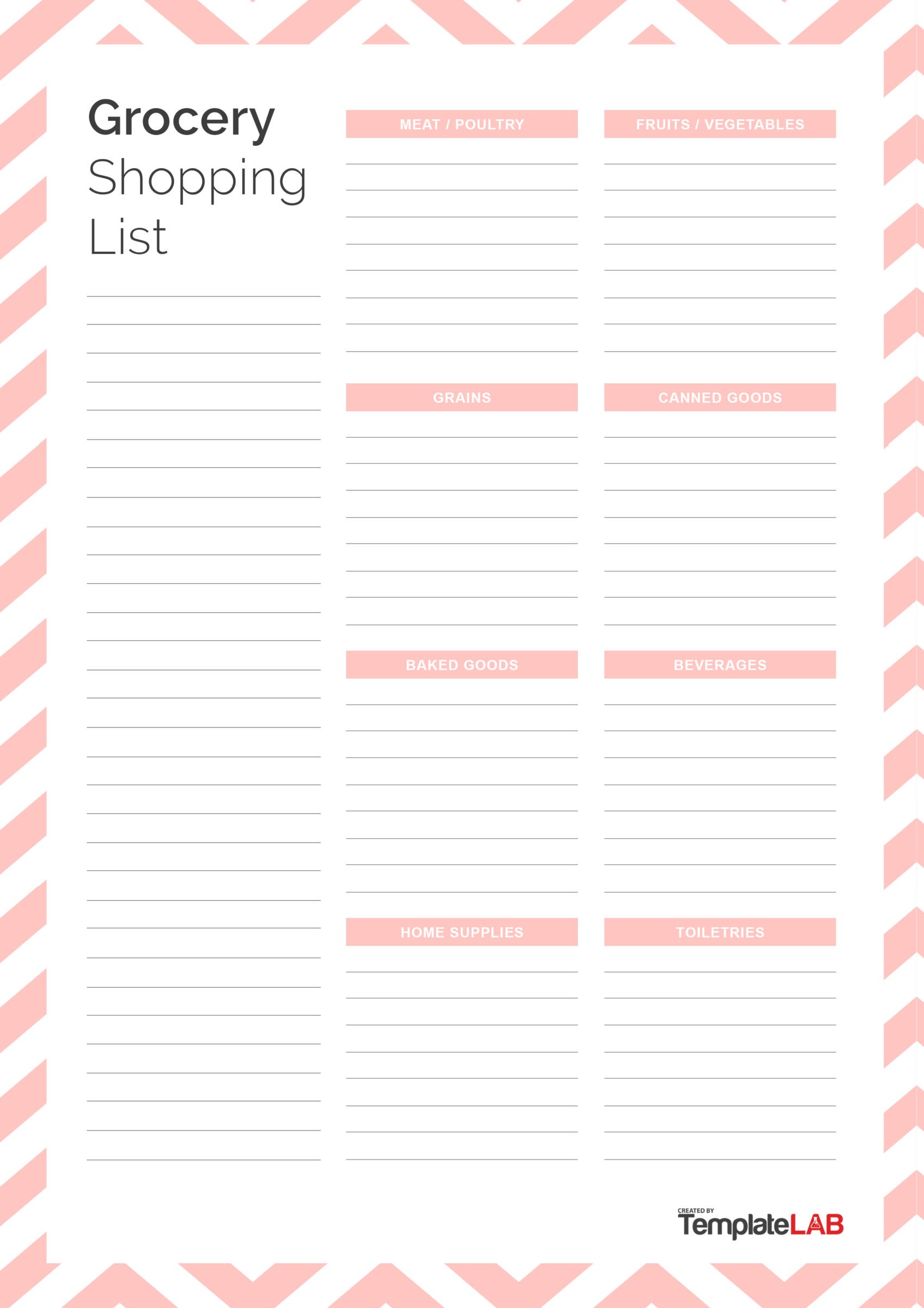 24 Printable Grocery List Templates (+Shopping Lists)