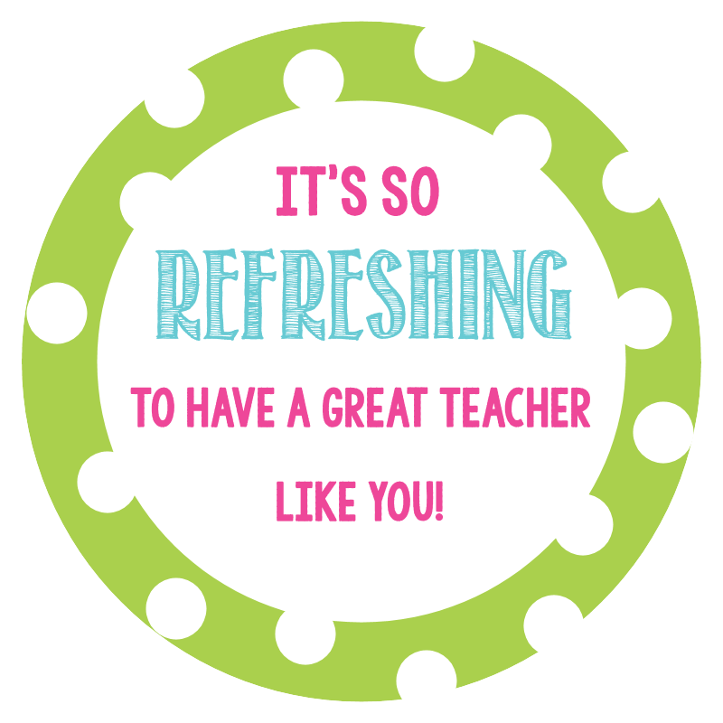 Teacher Appreciation Gifts: Cute Cups & Free Tags