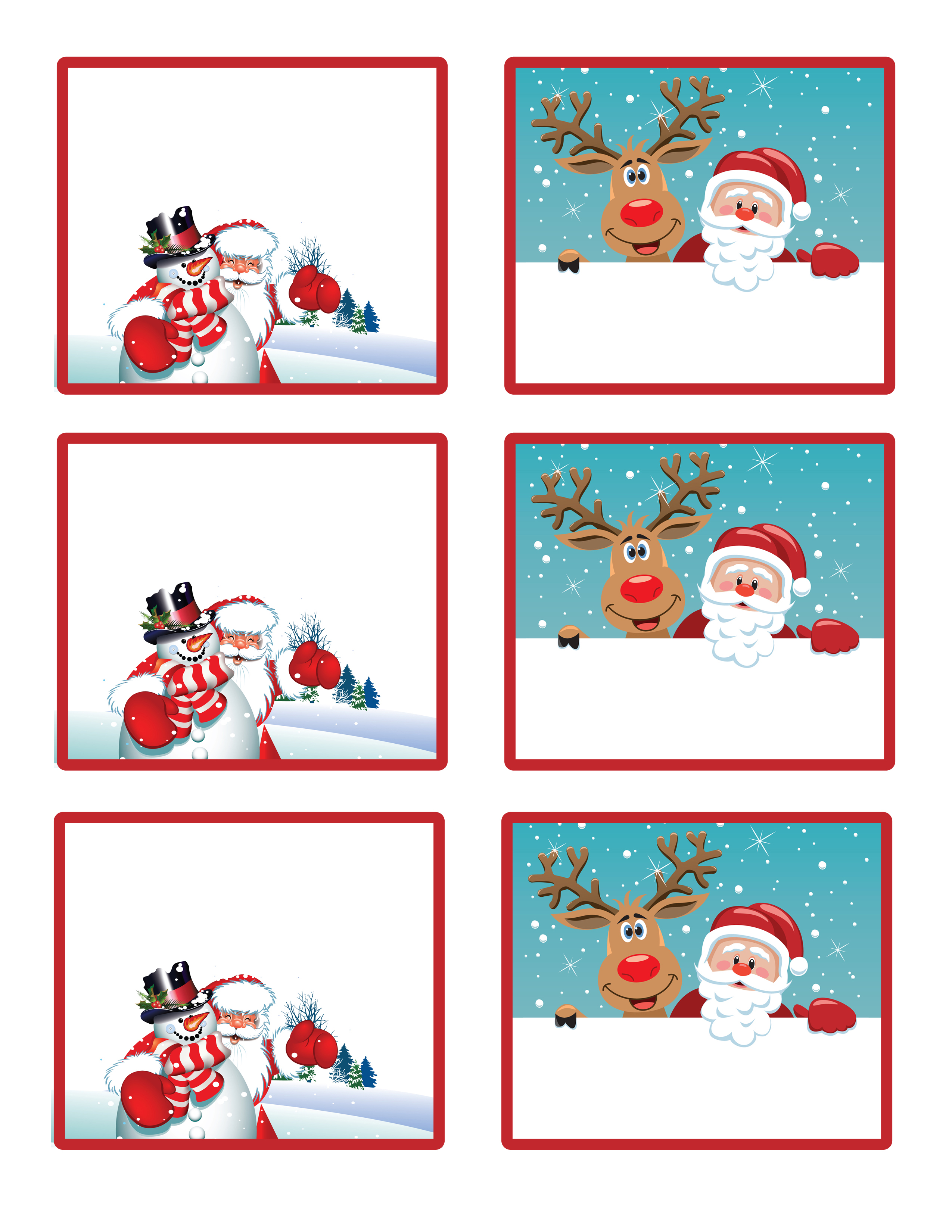 Santa's little gift to you! Free Printable Gift Tags and Labels