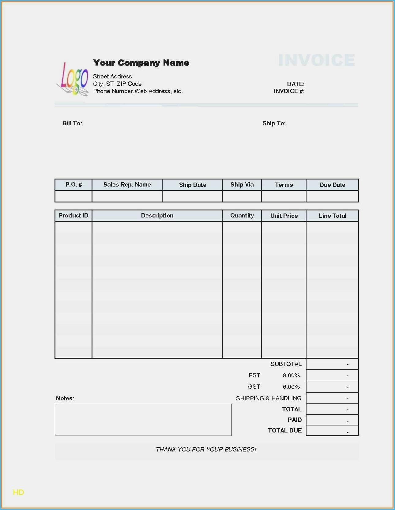 Free Editable Invoice Templates Printable * Invoice Template Ideas