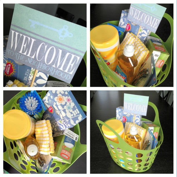Crafty Teacher Lady: New Neighbor Gift Basket & Printable | New