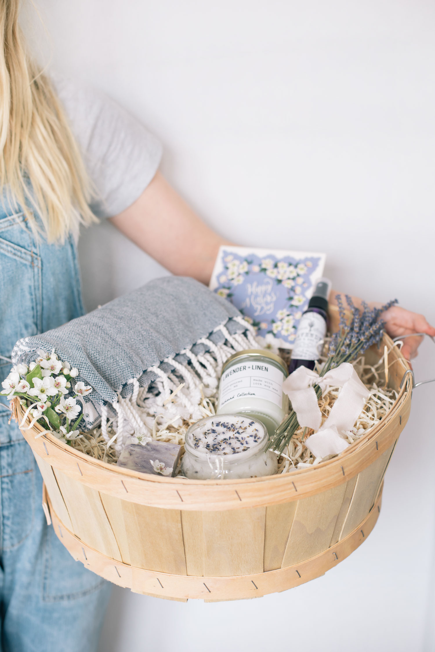 Mother's Day Lavender Basket + DIY Lavender Body Scrub | The