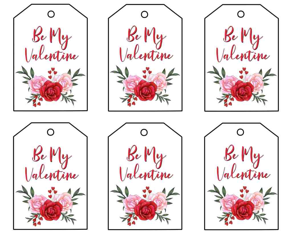 Fun and Pretty Valentine Gift Tags
