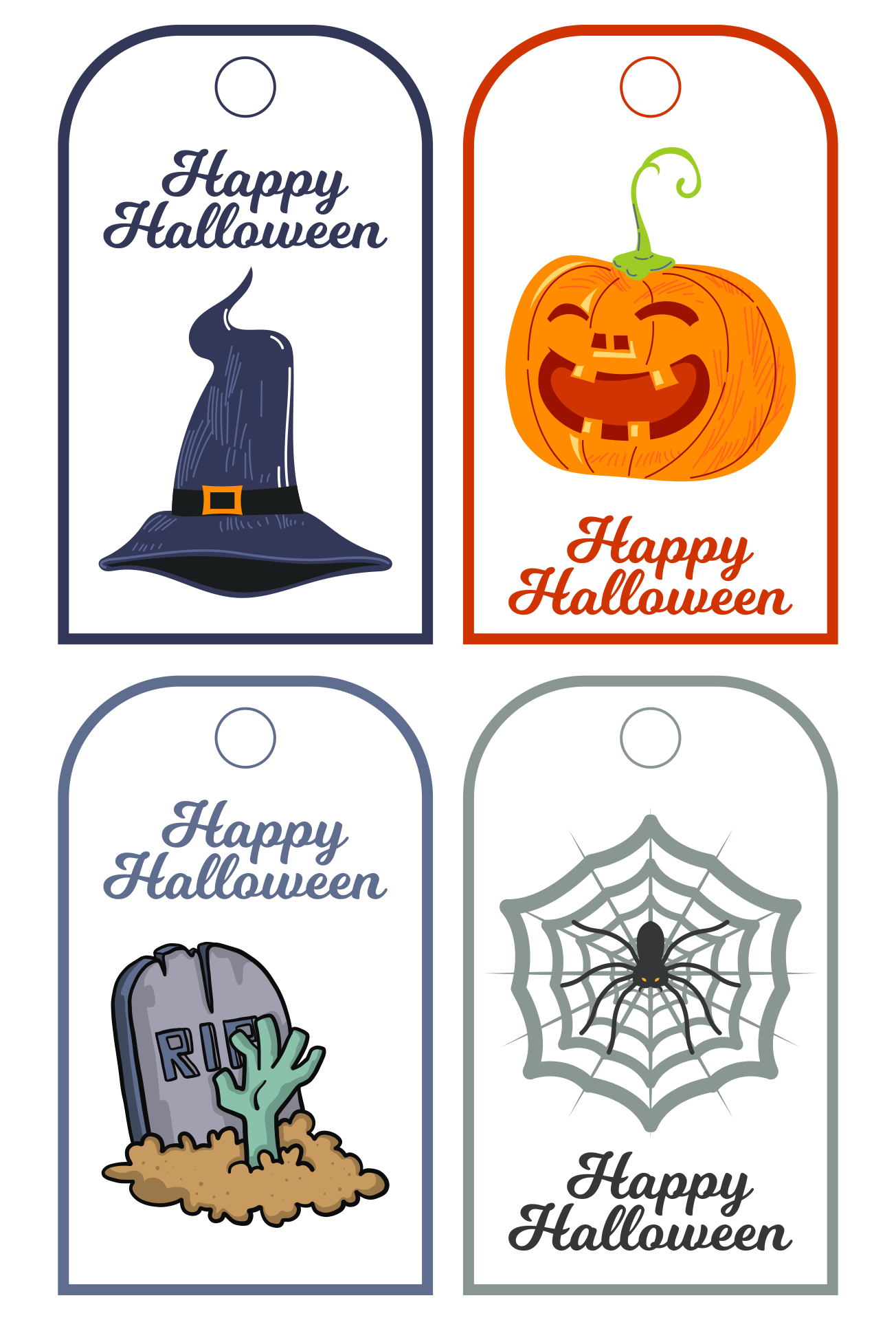 9 Best Images of Personalized Gift Free Printable Halloween Tags