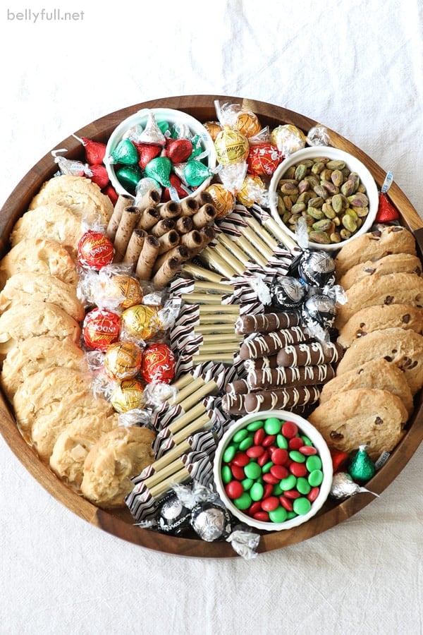 Chocolate Charcuterie Board - Dressed Up For Christmas! - Belly Full