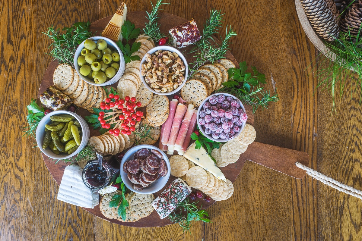 Charcuterie Board: easy appetizer or meal by Nourish and Nestle