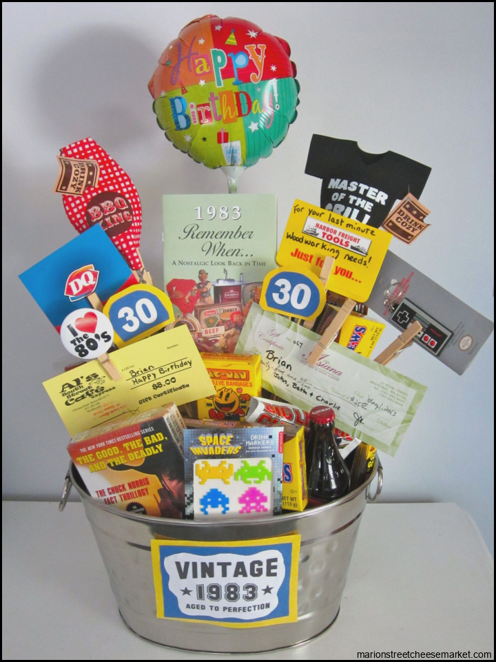 10 Collection Gift Basket Ideas For 60th Birthday