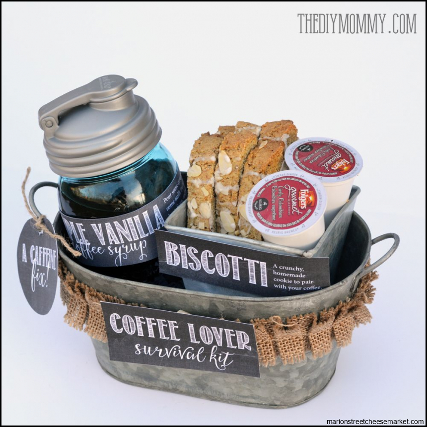 A Gift in a Tin: Coffee Lover Survival Kit | The DIY Mommy