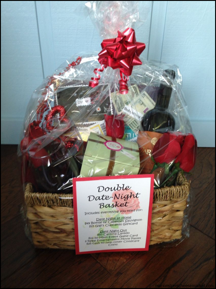 Auction Double Date Night Basket - first date night includes $50 ...