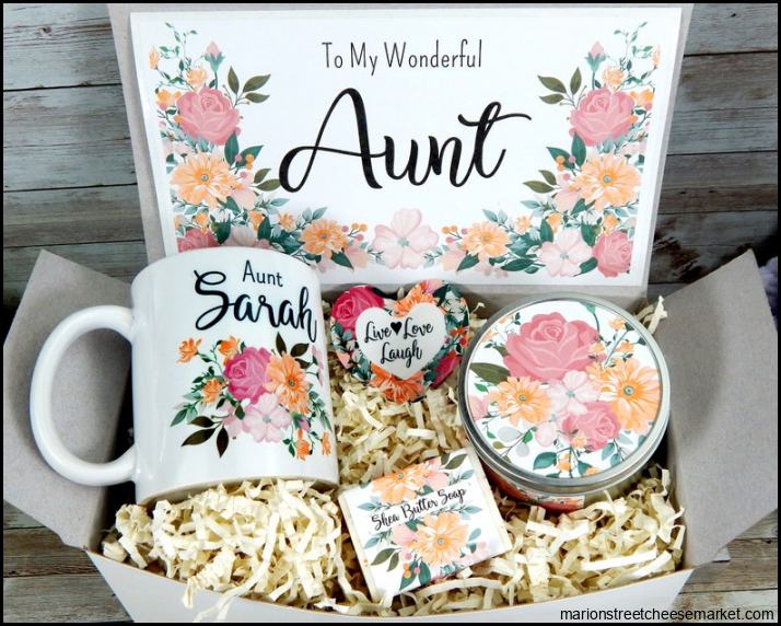 Aunt Gift Basket Birthday Gift for Aunt Auntie Gift Box | Etsy