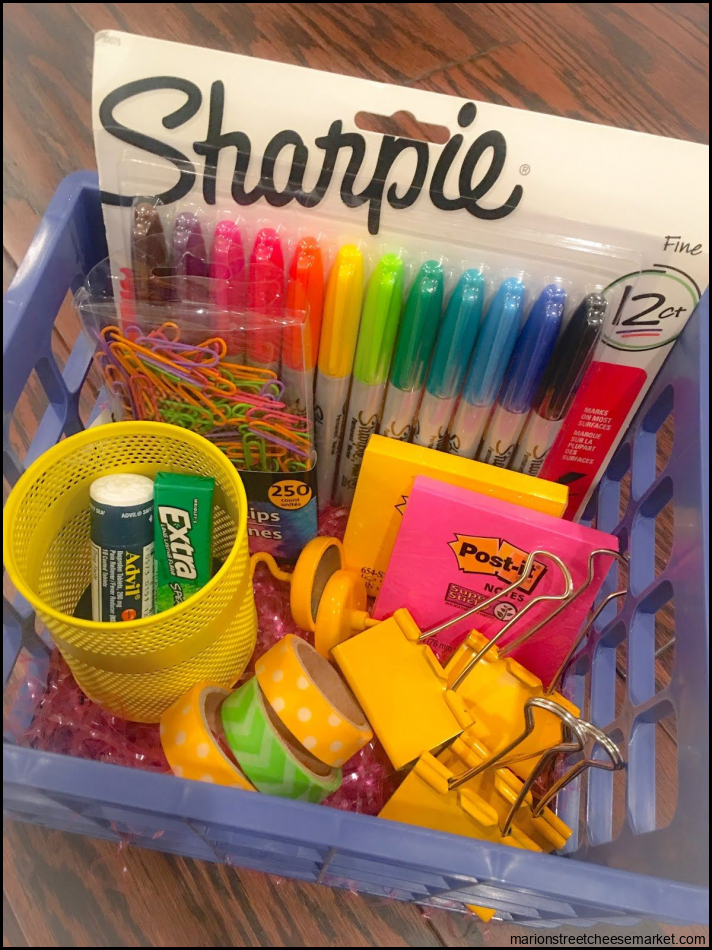 Back-to-School Teacher Gift Baskets | Teacher gift baskets, Teacher ...