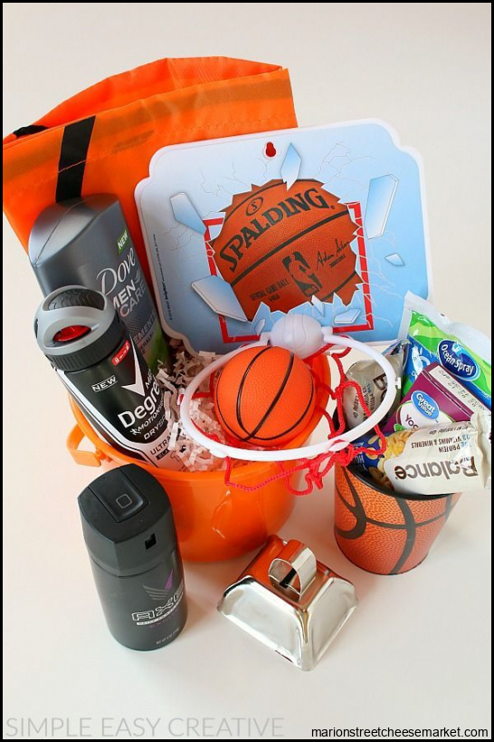 BASKETBALL GIFT BASKET - Treat your Basketball fan to this fun gift ...