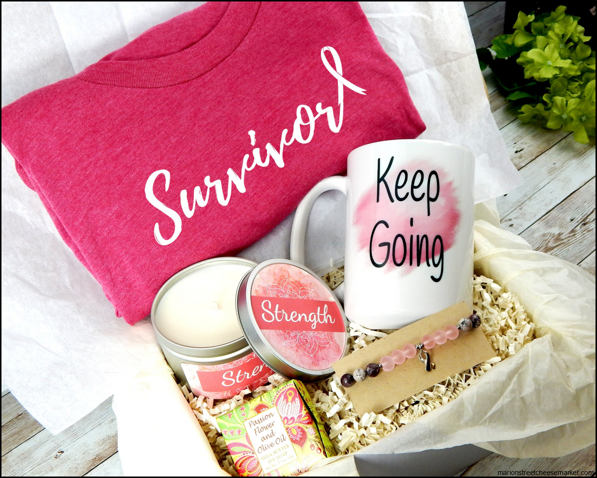 Breast Cancer Survivor Gifts Cancer Gift Basket | Etsy