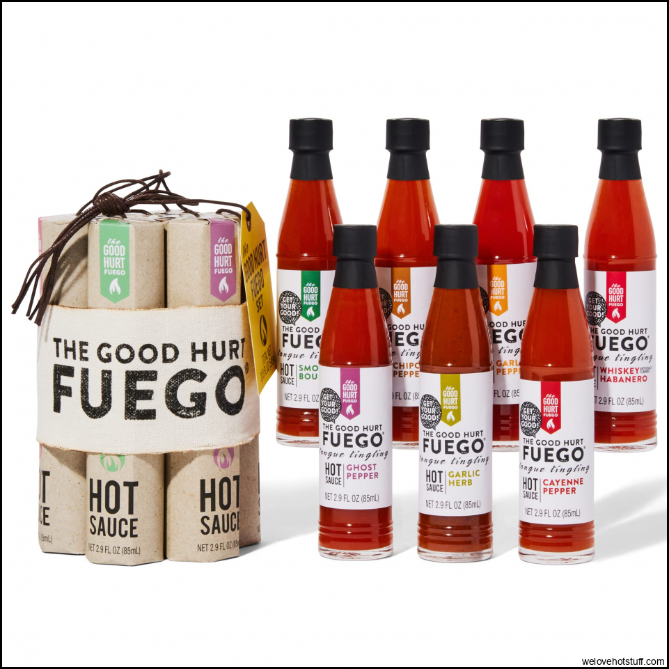 Buy The Good Hurt Fuego: A Hot Sauce Gift Set for Hot Sauce Lover's ...