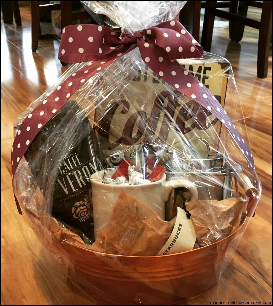 Coffee Lovers basket for Spring Fling silent auction. | Auction baskets ...