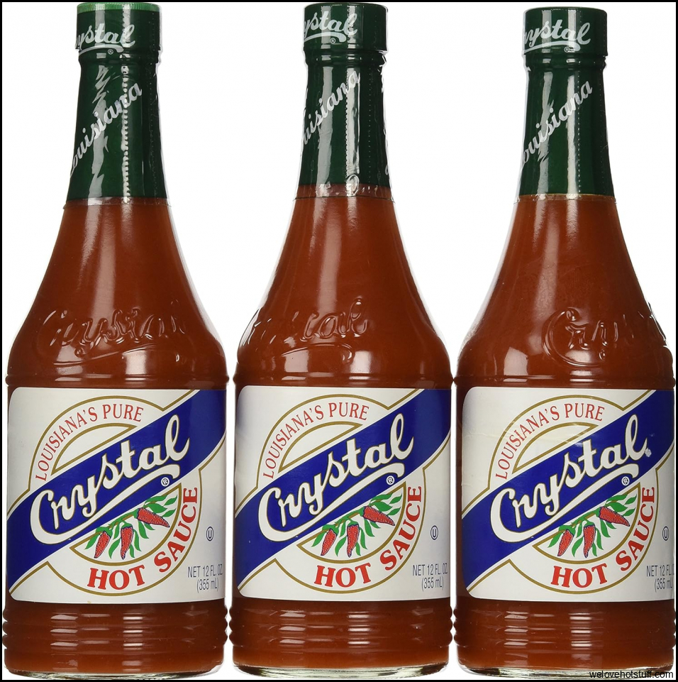 Crystal Hot Sauce Louisiana's Pure Hot Sauce - 12 oz (Pack of 3 ...