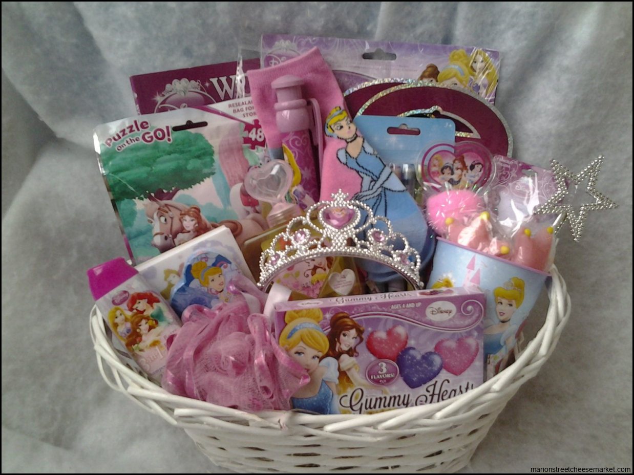 Disney Princess Gift Basket | Princess gift basket, Kids gift baskets ...