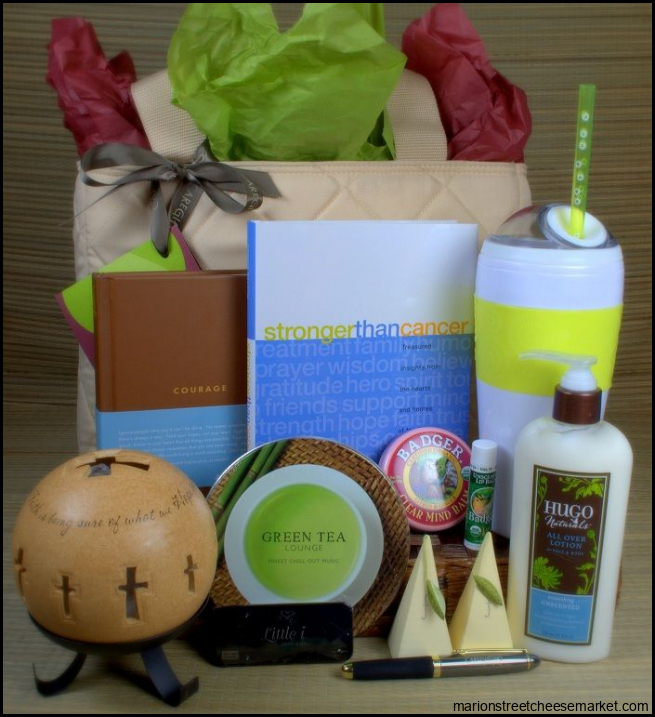 Encourage Cancer Patient Get Well Gift Basket | Get well gift baskets ...