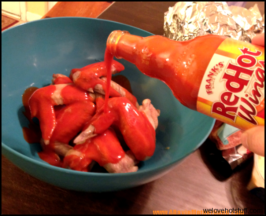 Franks red hot sauce wing recipe