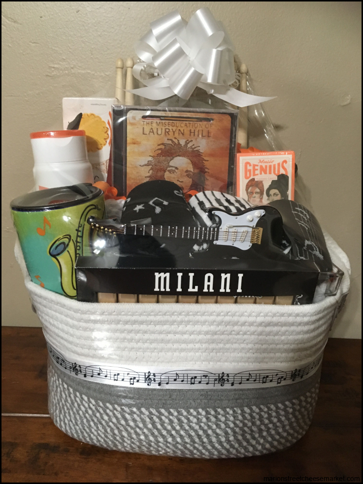 Gift Baskets - Music Enthusiasts | Picnic basket, Gift baskets, Gifts