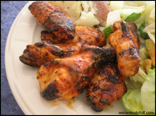 Grilled Chicken Wings With Franks Red Hot Sauce Recipe - Red.Food.com
