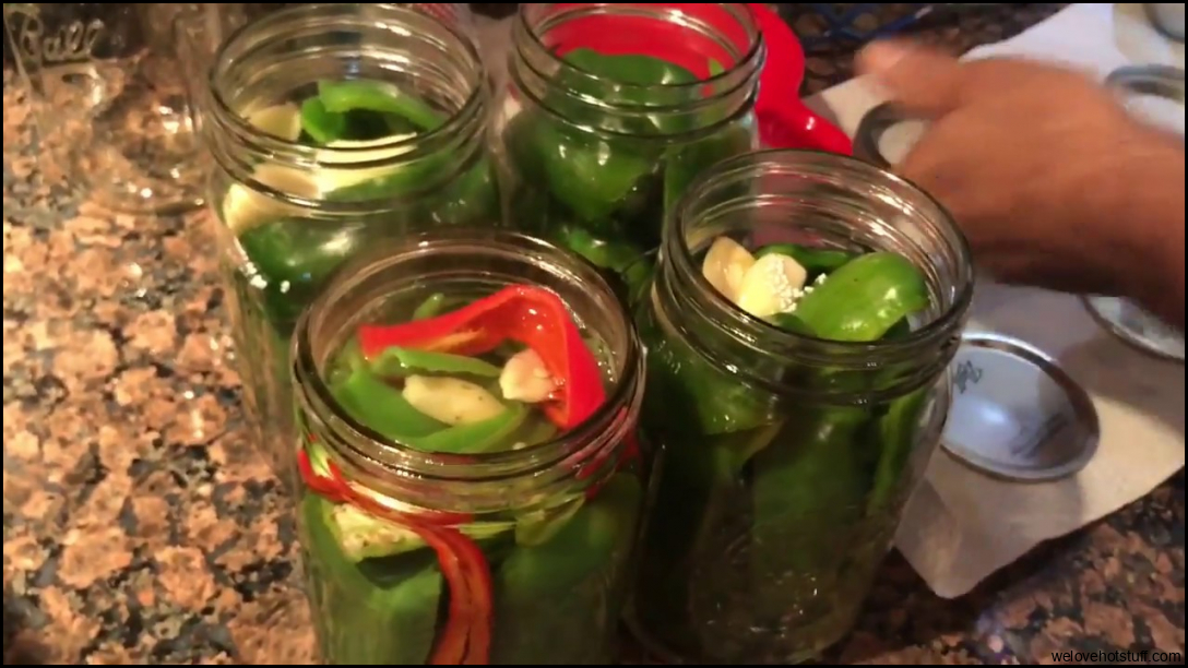 How to Can Vinegar Peppers - vinegar pepper canning recipe - YouTube