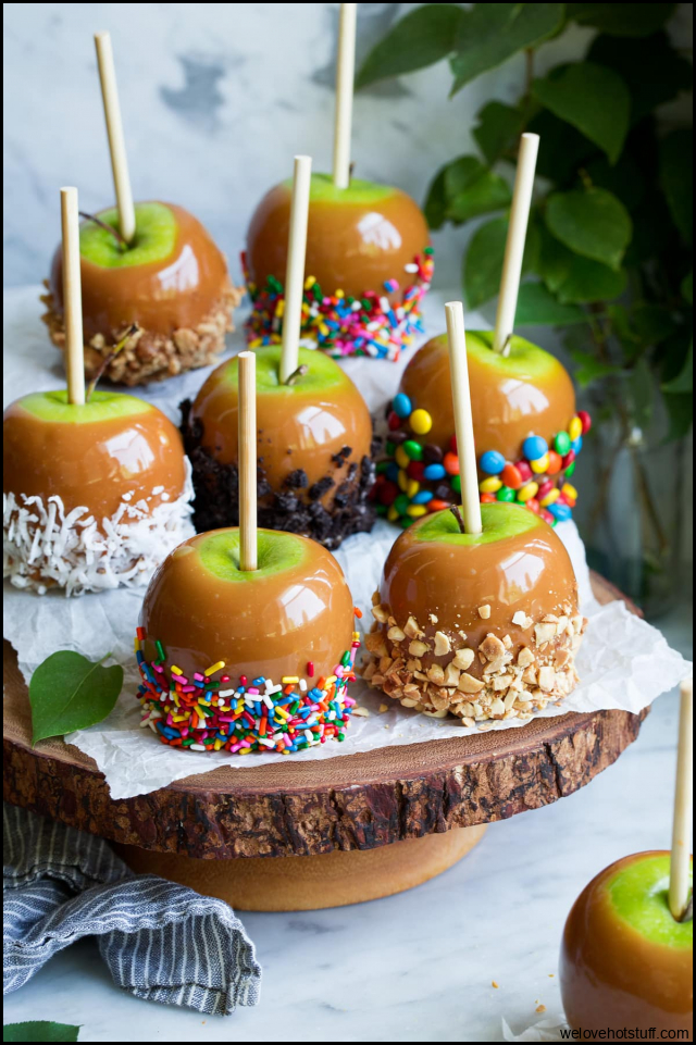 How to Make Caramel Apples 3 Ingredients! - Cooking Classy