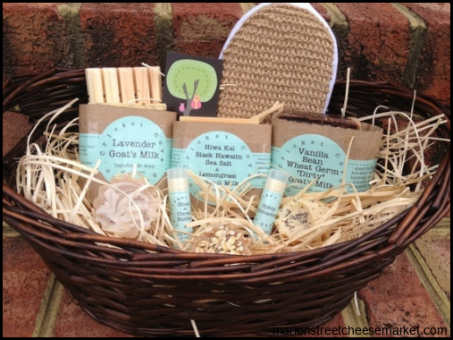 Large SOAP GIFT BASKET Handmade Soap Gift Basket Soap Set