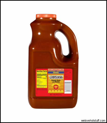 Louisiana Brand Hot Sauce Sweet Heat with Honey - 1 Gallon (3.78litre ...