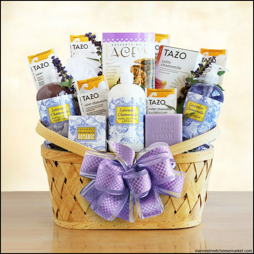 Luxurious Lavender Retreat Spa Basket Gift Basket - Walmart.com ...
