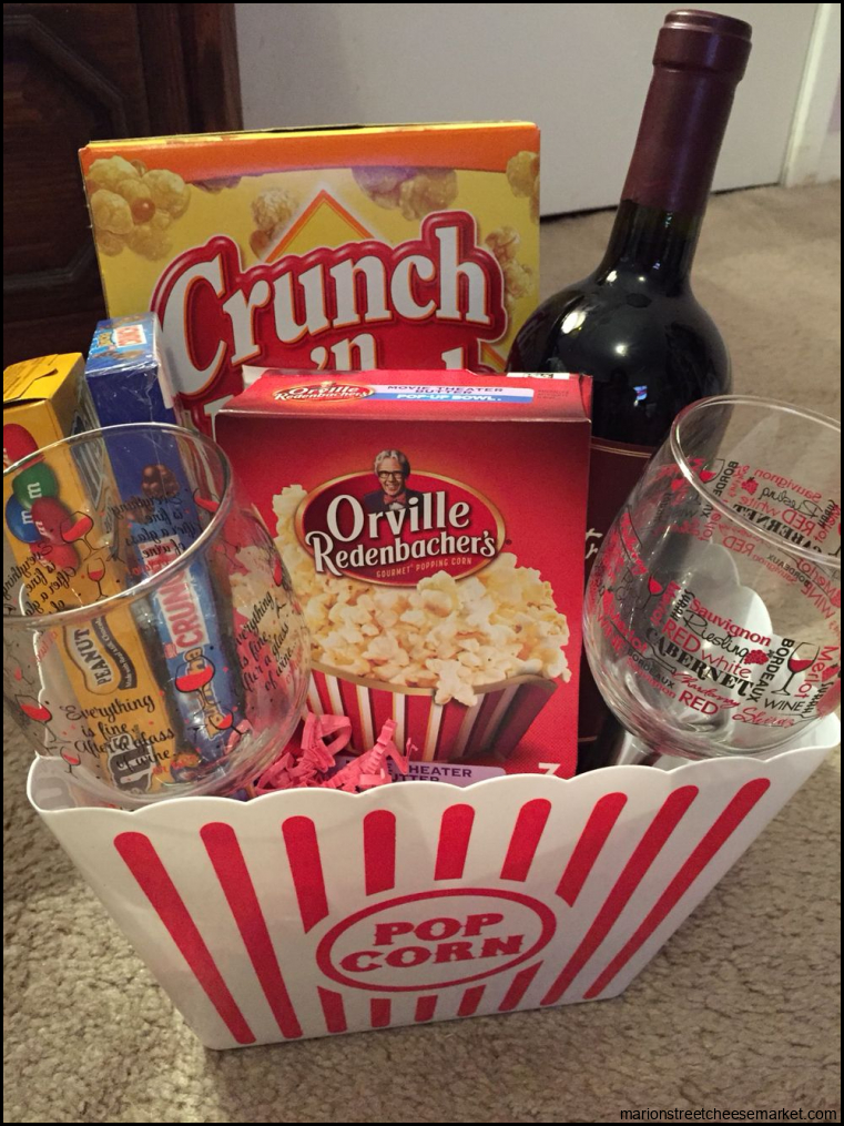 Movie night basket! Gift basket ideas, Christmas gift too | Christmas gifts for couples, Movie ...