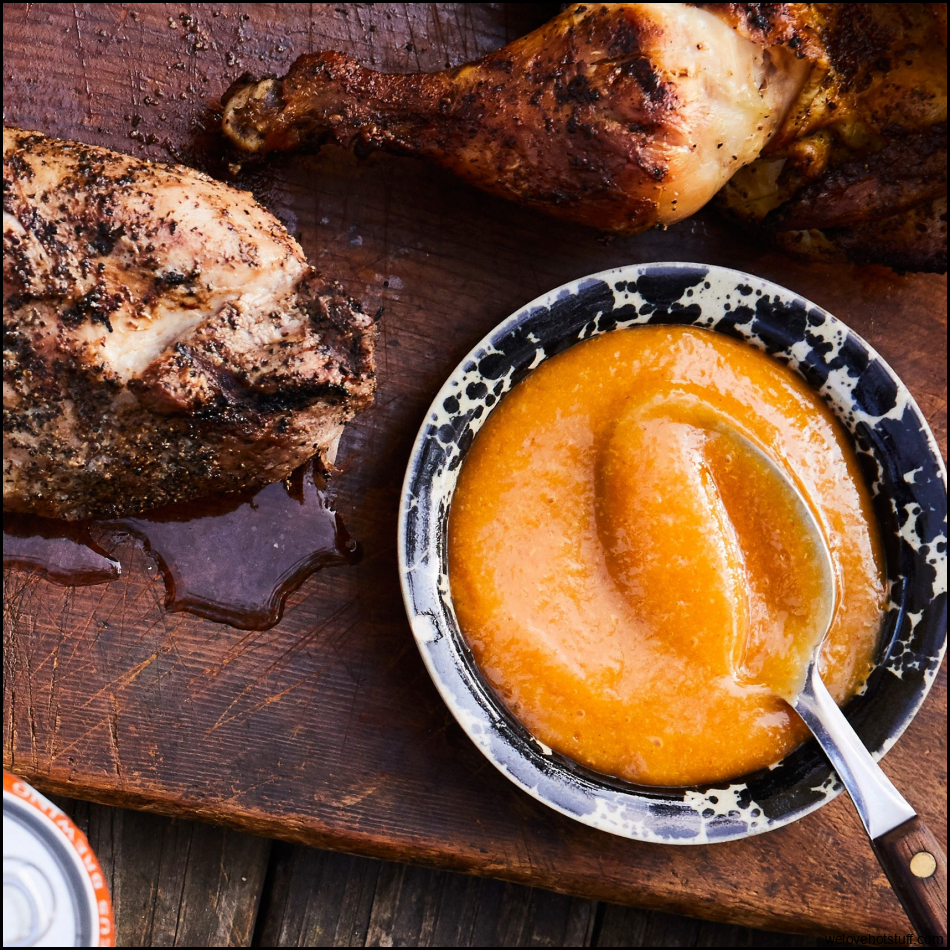 Peach-Mustard Sauce Recipe | Bon Appétit