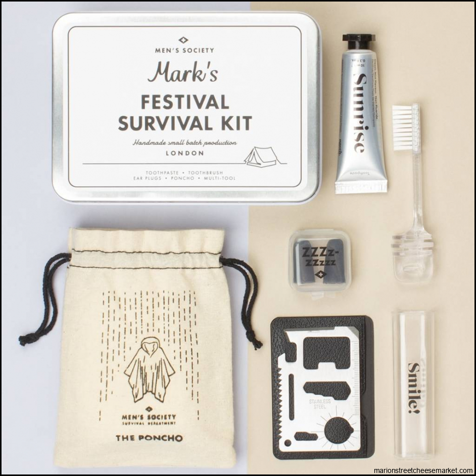 Personalised Music Festival Survival Kit By Men's Society ...