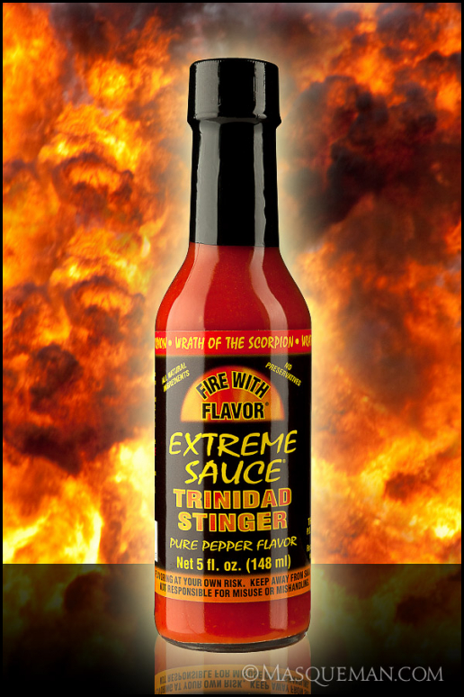 Product Photography for the World's Hottest Pepper Sauce ~ Masqueman ...