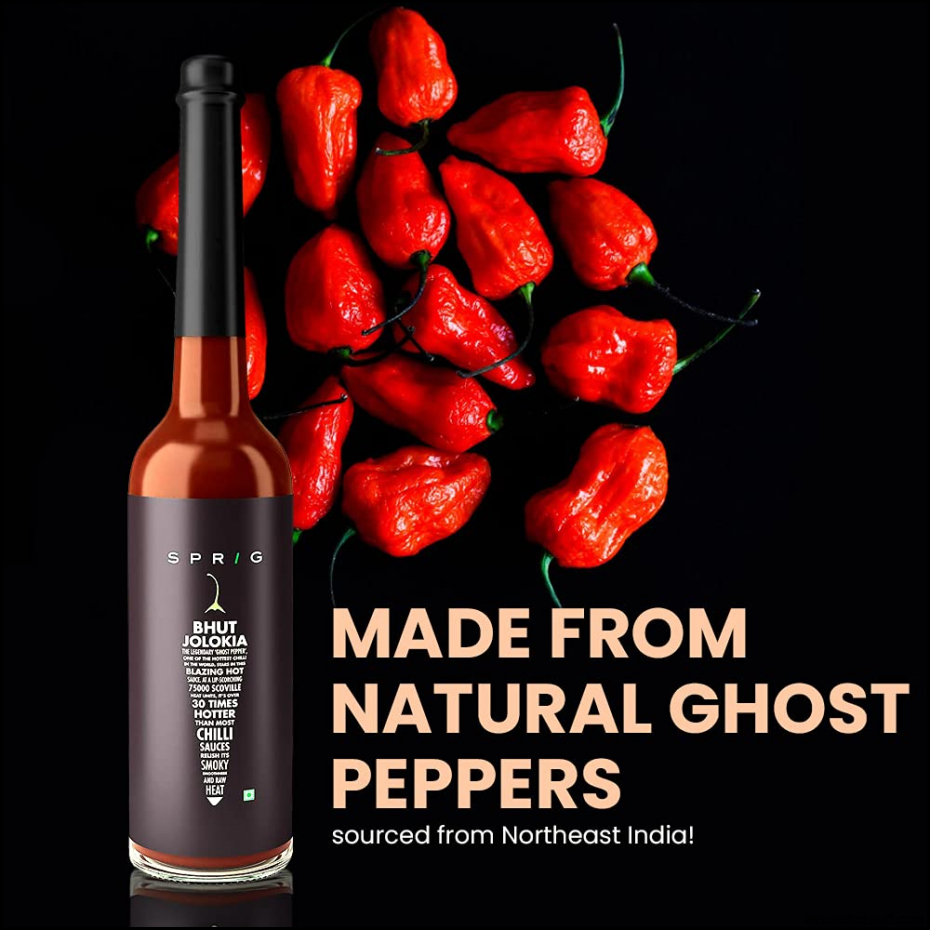 SPRIG Bhut Jolokia Sauce | Made With World'S Hottest Ghost Peppers ...