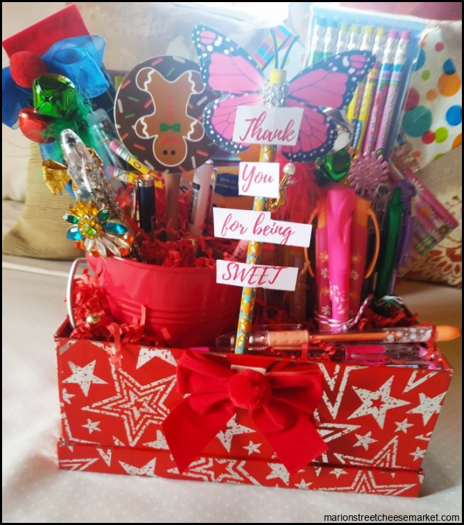 Stationery lover's gift basket | Gift wrapping, Gift baskets ...
