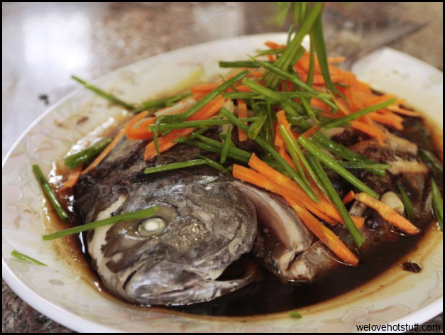 Steamed Whole Fish with Black Bean Sauce