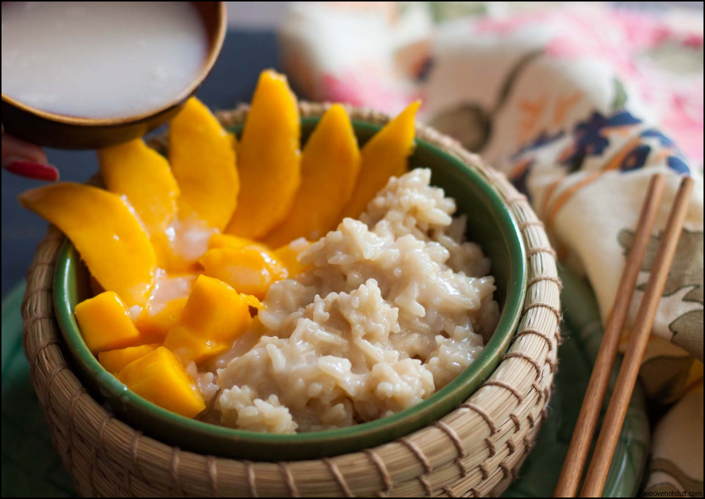 Thai Sweet Sticky Rice With Mango by Archana's Kitchen