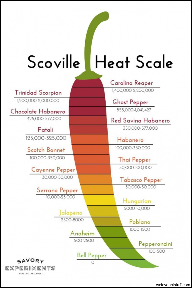 The Scoville Scale For Chili Peppers | Can you Handle the Heat?