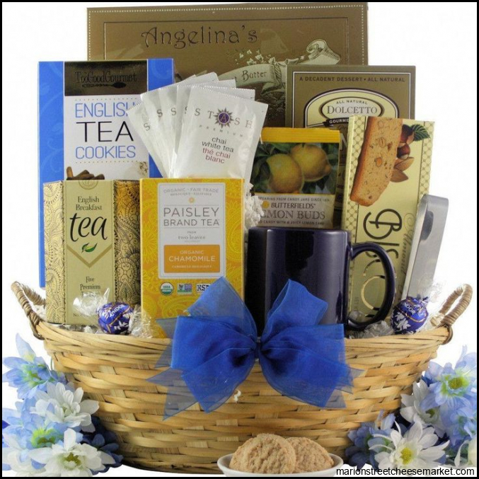 The Tea Connoisseur Gourmet basket is perfect for the ardent tea lover ...