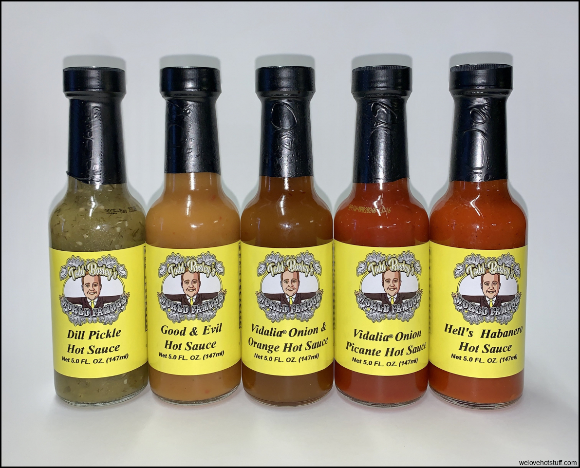 Todd Bosley's World Famous Hot Sauce Variety Gift Pack ! You'll get 5 ...