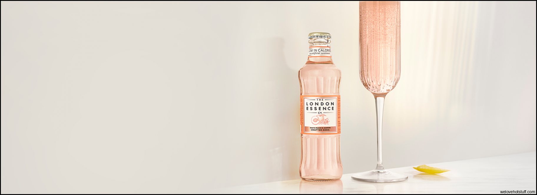 White Peach & Jasmine Crafted Soda | The London Essence Co.